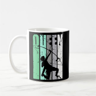 Caneca De Café Girls Archery Rainha Archer - Gráfico Verde
