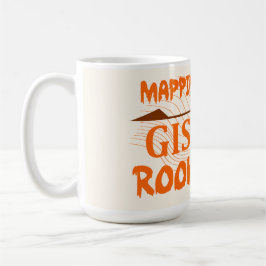 Caneca De Café GIS, Geodesy, Surveyor drink