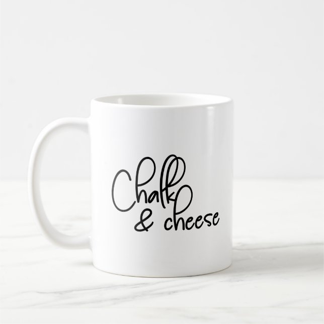 Caneca De Café Giz e queijo (Esquerda)