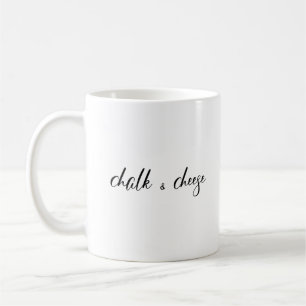 Caneca De Café Giz e queijo
