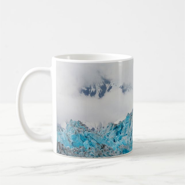 Caneca De Café Glaciar Hubbard de um navio no Alasca (Esquerda)