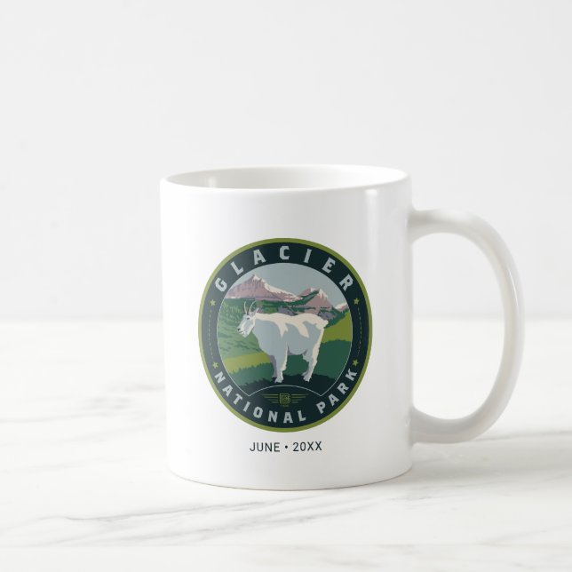 Caneca De Café Glacier National Park (Direita)