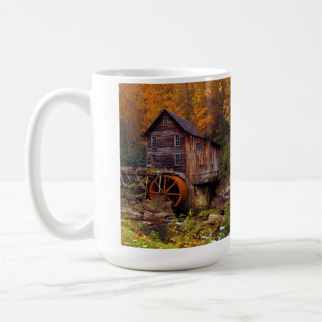 Caneca De Café Glade Creek Grist Mill (Esquerda)