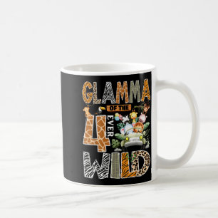 Caneca De Café Glamma dos Quatro Safari Selvagem de 4º Aniversári