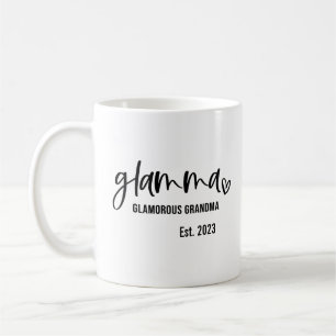 Caneca De Café Glamma Glamourous Avó Estabelecida Em 2023