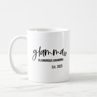 Caneca De Café Glamma Glamourous Avó Estabelecida Em 2025