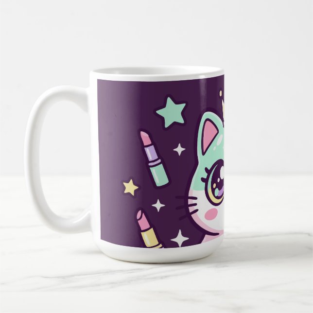 Caneca De Café Glamoratti Gata (Esquerda)
