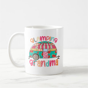 Caneca De Café Glampando Vovó Colorida Vovó da Campa Presente