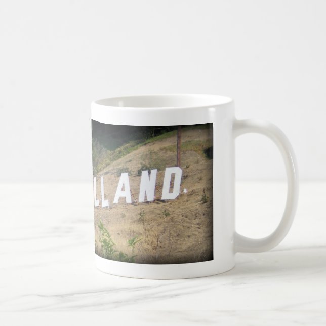 Caneca De Café Glassellland Hollywood Sign in Glassell Park, CA (Direita)