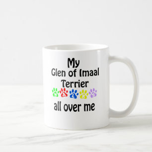 Caneca De Café Glen of Imaal Terrier Walks Design