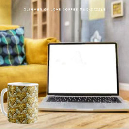 Caneca De Café Glimmer Do Amor