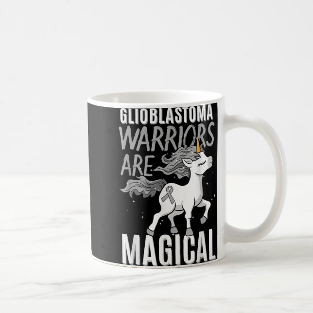 Caneca De Café Glioblastoma Multiforme Warrior Grade Iv Astrocyto (Direita)