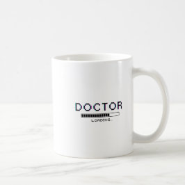 Caneca De Café Glitch Pixel Doctor Loading Humor