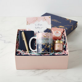 Caneca De Café Glitter e mármore personalizados