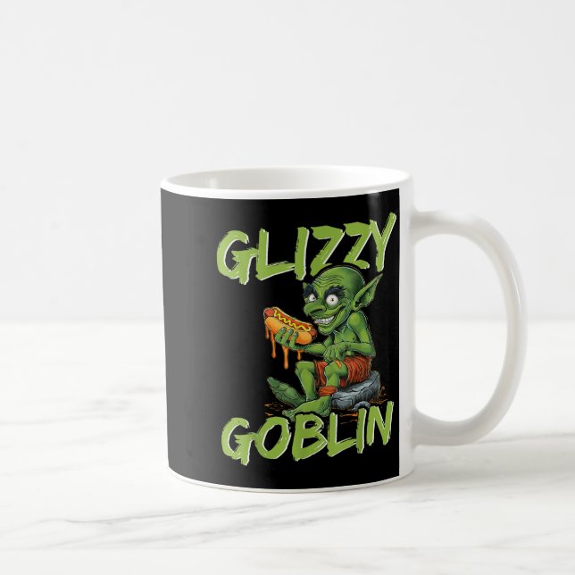 Caneca De Café Glizzy Goblin Funny Glizzy Gobbler Hot Dog Lover  (Direita)