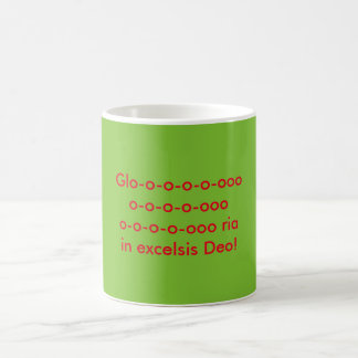 Caneca De Café Glo-o-o-o-o-ooo, o-o-o-o-ooo, ria do o-o-o-o-ooo