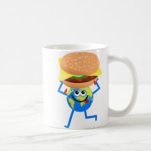 Caneca De Café Globo do hamburguer