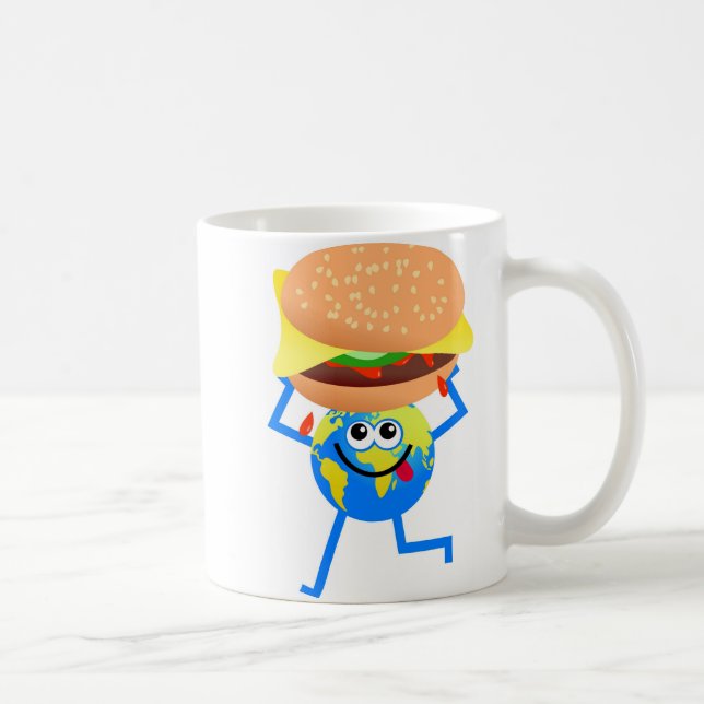 Caneca De Café Globo do hamburguer (Direita)