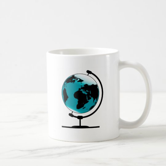 Caneca De Café Globo montado no giro de giro