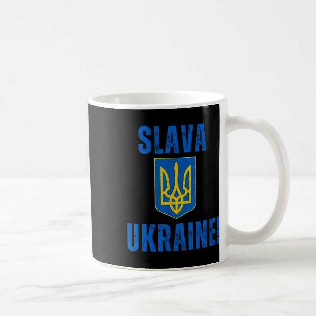 Caneca De Café Glória à Ucrânia  (Direita)