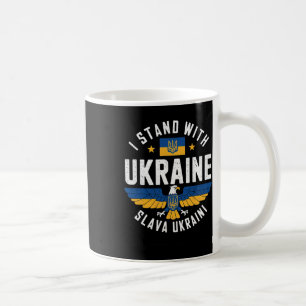 Caneca De Café Glória à Ucrânia Águia Design Pró-Ucrânia Liberdad