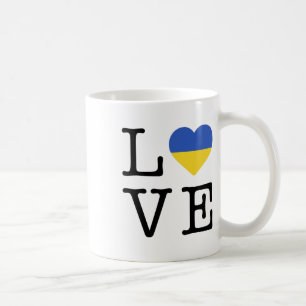 Caneca De Café Glória à Ucrânia - Amor à Ucrânia