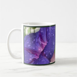 Caneca De Café Glória-da-manhã Gota de Orvalho Roxa