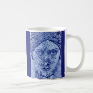 Caneca De Café Gloria Swanson no azul