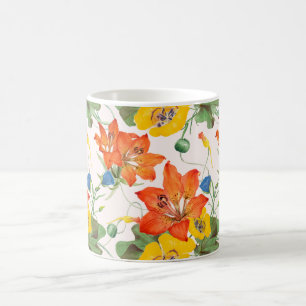 Caneca De Café Glórias matinais de lírios asiáticos