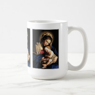 CANECA DE CAFÉ GLORY TO JESUS AND MARY