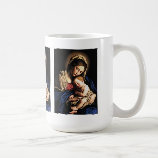CANECA DE CAFÉ GLORY TO JESUS AND MARY (Direita)