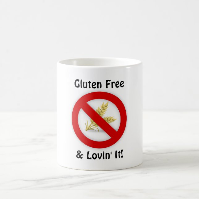 Caneca De Café Gluten Free & Lovin' It Mug (Centro)