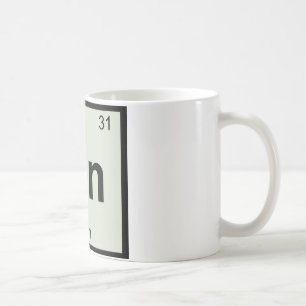 Caneca De Café Gn - Símbolo de Mesa Periódica de Química de Gi