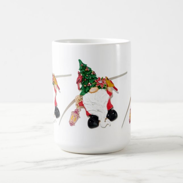 CANECA DE CAFÉ GNOME DIVERTIDO MUG PARA NATAL/TODO O ANO (Centro)