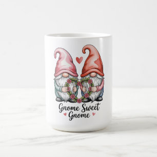 Caneca De Café GNOME DOCE GNOME: Design Caprichoso em Aquarela
