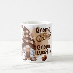 Caneca De Café Gnome Gnomo Cute Gnomo Workie
