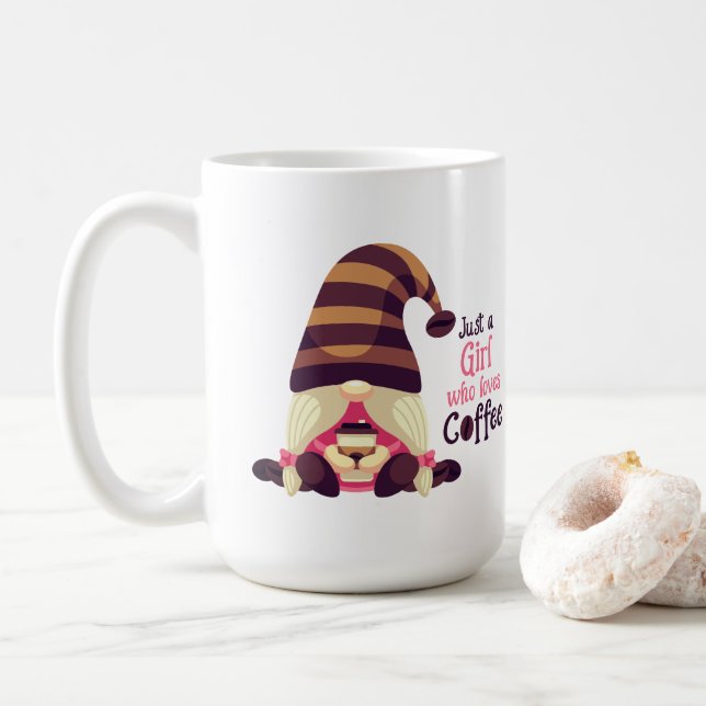 Caneca De Café Gnome-Mug (Com Donut)