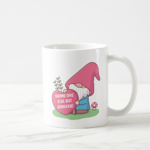 Caneca De Café Gnome Ninguém Mais Que Querido Nome Personalização
