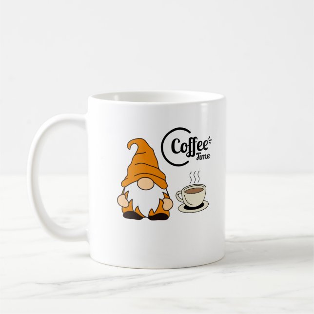 Caneca De Café Gnome saindo com uma taça de café (Esquerda)