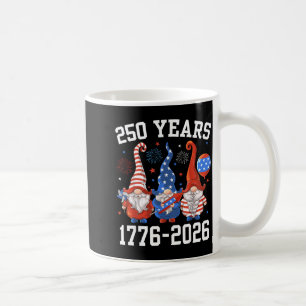 Caneca De Café Gnomo 250 Anos 1776 2026 250º Aniversário 4º de