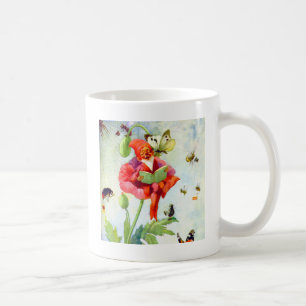 Caneca De Café Gnomo da papoila