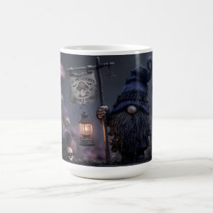 Caneca De Café Gnomo Dark Fantasy na Taverna do Coletor Ausente