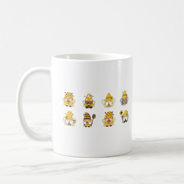 Caneca De Café Gnomo de girassol (Esquerda)