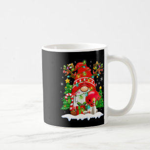 Caneca De Café Gnomo De Renas Engraçado E Luzes De Natal Bowling 