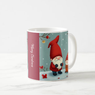 Caneca De Café Gnomo festivo aconchegante do natal em Disguise