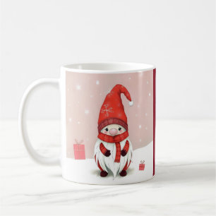 Caneca De Café Gnomo festivo aconchegante do natal em Disguise