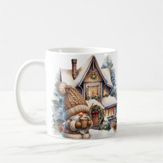 Caneca De Café Gnomo Invernal