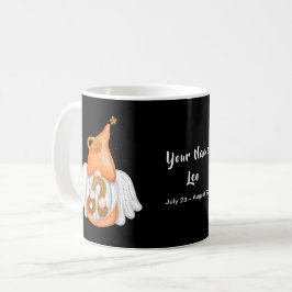 Caneca De Café Gnomo Leo Astrologia Sinal Anjo Seu Nome