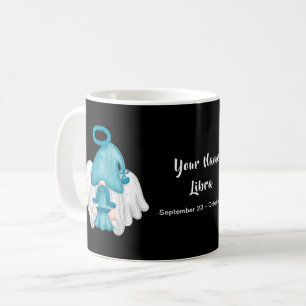 Caneca De Café Gnomo Libra - Sinal de Astrologia Anjo Seu Nome