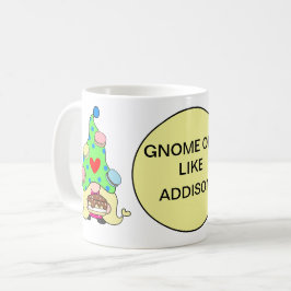 Caneca De Café Gnomo Um Como Seu Nome Cookies Que Bolo Coração